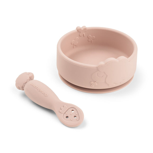 Stick&Stay learning meal set Sheepy Powder koop je bij Babywinkel