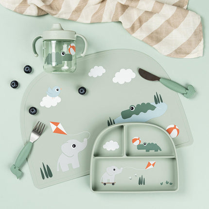 Stick&Stay Verdeel Bord Playground Green koop je bij Babywinkel