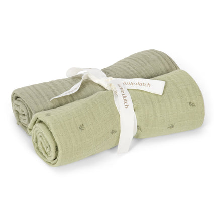 Hydrofiele doeken 70x70 - Pure Sage