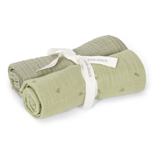 Hydrofiele doeken 70x70 - Pure Sage