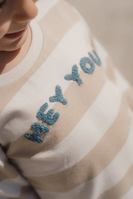 Sweater Biscuit Stripe koop je bij Babywinkel