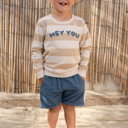 Sweater Biscuit Stripe koop je bij Babywinkel