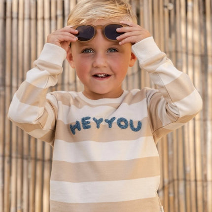 Sweater Biscuit Stripe koop je bij Babywinkel