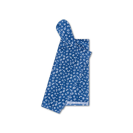 Swim Essentials Badcape Baby Blue Leopard - Swim Essentials - Babywinkel - 7432234252239