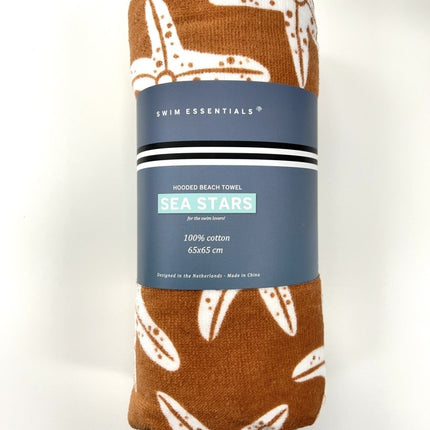 Swim Essentials Badcape Baby Luxe Beach Sea Stars - Swim Essentials - Babywinkel - 7432234090084