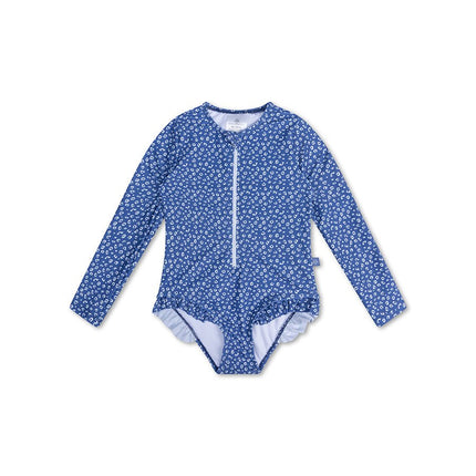 Swim Essentials Badpak Kind Blue Leopard Lange Mouwen - Swim Essentials - Babywinkel - 7432234118139