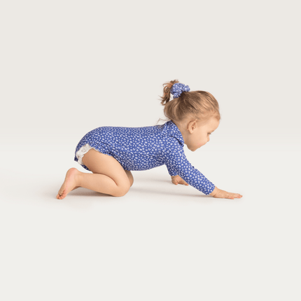 Swim Essentials Badpak Kind Blue Leopard Lange Mouwen - Swim Essentials - Babywinkel - 7432234118139