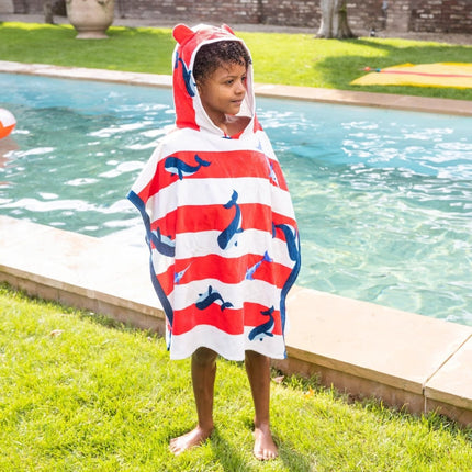 Swim Essentials Badponcho Walvis 65cm - Swim Essentials - Babywinkel - 7432233926919