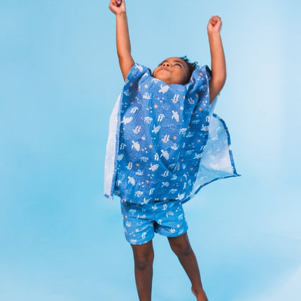 Swim Essentials Coral Bliss Poncho - Babywinkel - 8721197417175
