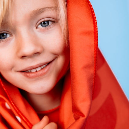Swim Essentials Oh Crab Red Beach Towel - Babywinkel - 8721197417328