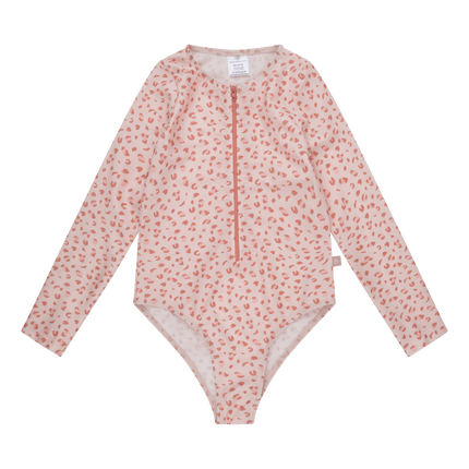 Swim Essentials Uv Zwempak Panterprint Old Pink - Babywinkel - 7432233927923
