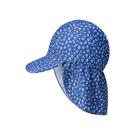 Swim Essentials Zonnehoedje Baby Uv Blue Leopard Neck Protection - Swim Essentials - Babywinkel - 7432234146163