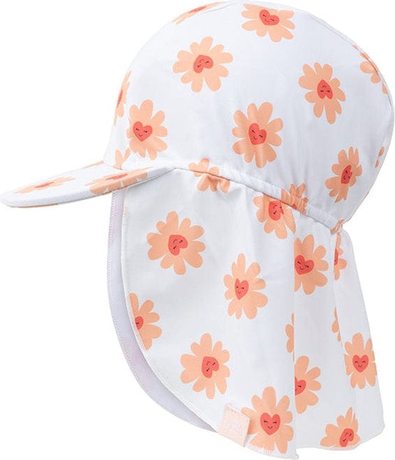 Swim Essentials Zonnehoedje Baby Uv Flower Hearts Neck Protection - Swim Essentials - Babywinkel - 7432234177105