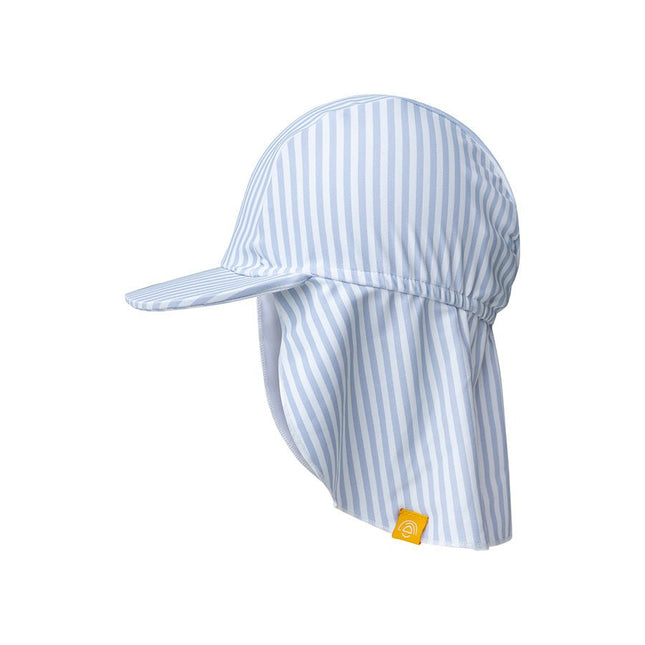 Swim Essentials Zonnehoedje Baby Uv Light Blue Stiped Neck Protection - Swim Essentials - Babywinkel - 7432233968926