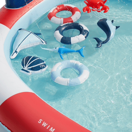 Swim Essentials Zwembad Kind Glijbaan Walvis 2,10M - Swim Essentials - Babywinkel - 7432233930947