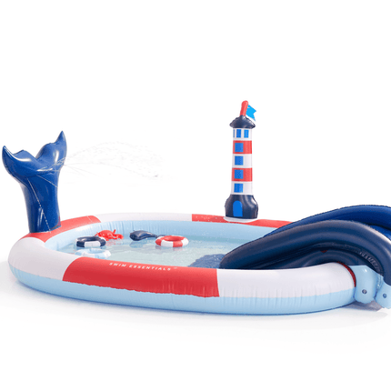 Swim Essentials Zwembad Kind Glijbaan Walvis 2,10M - Swim Essentials - Babywinkel - 7432233930947