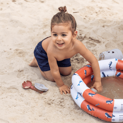 Swim Essentials Zwembad Kind Walvis Rood Wit 60Cm - Swim Essentials - Babywinkel - 7432233934990