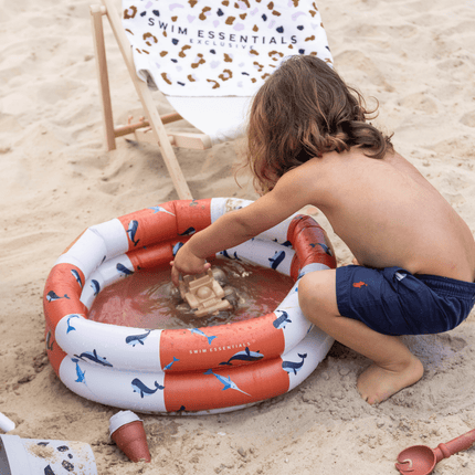 Swim Essentials Zwembad Kind Walvis Rood Wit 60Cm - Swim Essentials - Babywinkel - 7432233934990