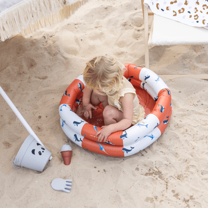 Swim Essentials Zwembad Kind Walvis Rood Wit 60Cm - Swim Essentials - Babywinkel - 7432233934990