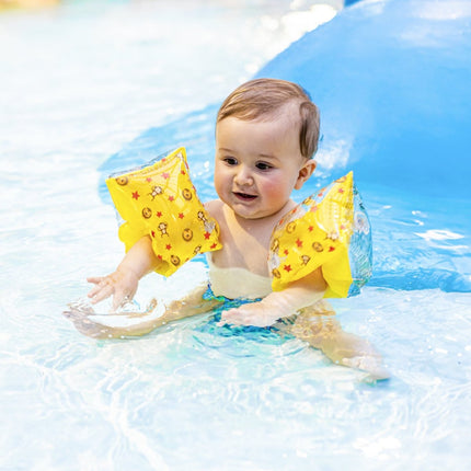 Swim Essentials Zwembandjes Circusprint 0 - 2 Jaar Geel - Swim Essentials - Babywinkel - 7432234134122