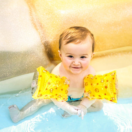 Swim Essentials Zwembandjes Circusprint 0 - 2 Jaar Geel - Swim Essentials - Babywinkel - 7432234134122