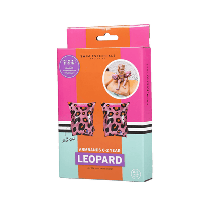 Swim Essentials Zwembandjes Panterprint 0 - 2 Jaar Roze - Swim Essentials - Babywinkel - 7432234134108