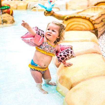 Swim Essentials Zwembandjes Panterprint 0 - 2 Jaar Roze - Swim Essentials - Babywinkel - 7432234134108