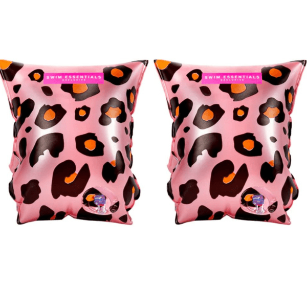 Swim Essentials Zwembandjes Panterprint 2 - 6 Jaar Roze koop je bij Babywinkel