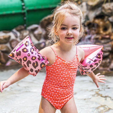 Swim Essentials Zwembandjes Panterprint 2 - 6 Jaar Roze - Swim Essentials - Babywinkel - 7432233945958