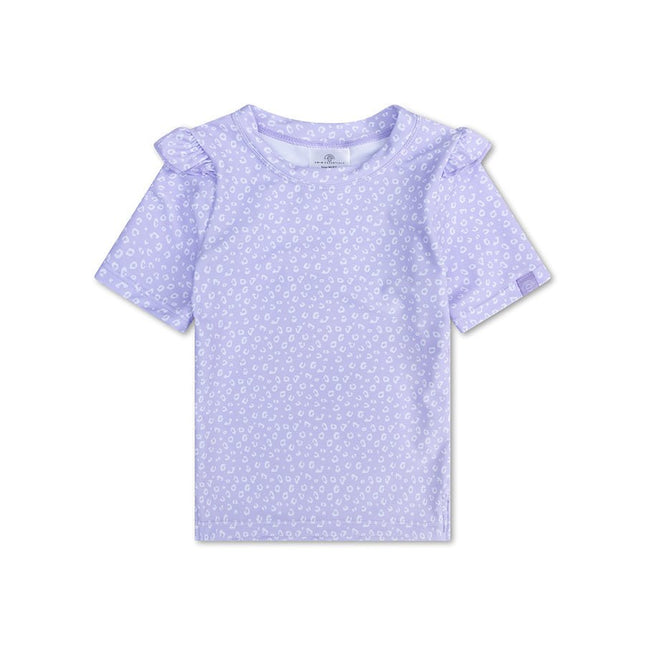 Swim Essentials Zwemshirt Kind Uv Lila Leopard - Swim Essentials - Babywinkel - 7432234142172