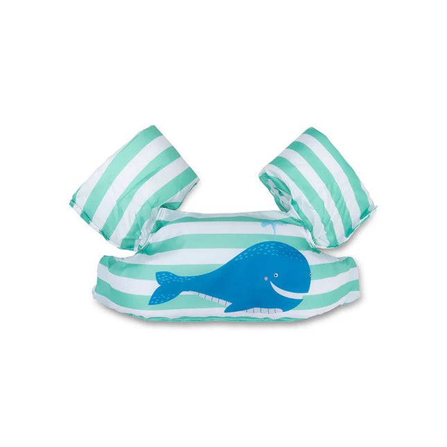 Swim Essentials Zwemvest Puddle Jumper Green Whale 2 - 6 Jaar koop je bij Babywinkel