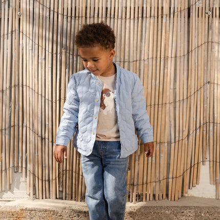 T-shirt korte mouw Biscuit melange koop je bij Babywinkel