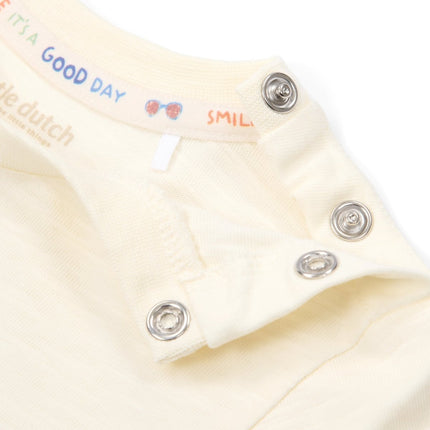 T-shirt korte mouw Creme koop je bij Babywinkel