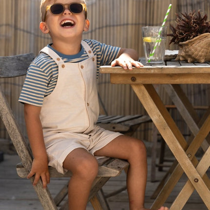 T-shirt korte mouw Indigo Sand Stripe koop je bij Babywinkel
