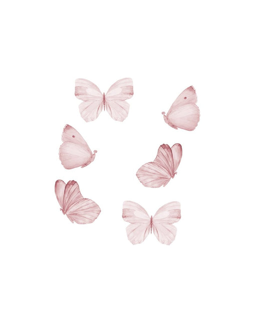 That's Mine Muursticker Butterflies 6 Stuks Rose koop je bij Babywinkel