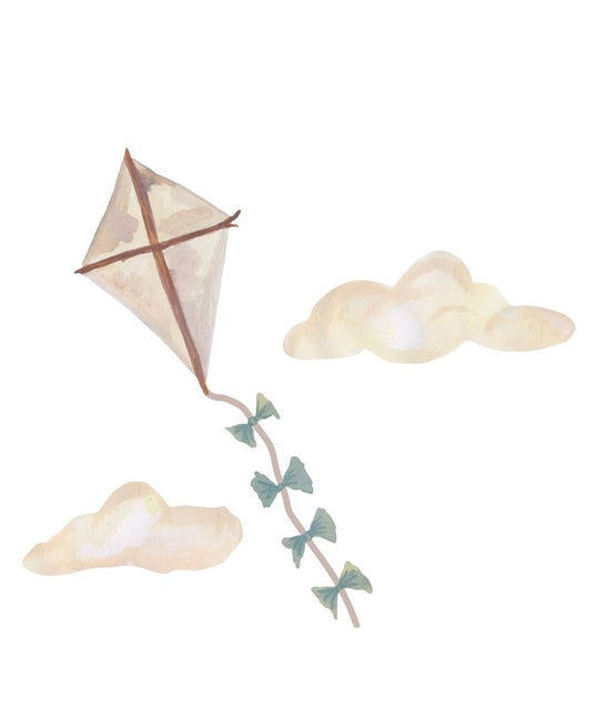 That's Mine Muursticker Kite Small Beige koop je bij Babywinkel