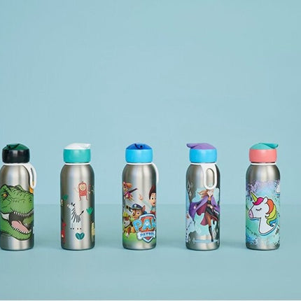 Thermosfles Flip - Up Campus 350ml Dino - Babywinkel - 8720294005476