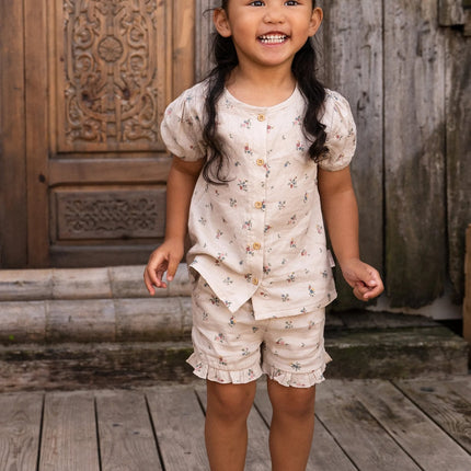 Blouse korte mouw Fairy Bloom