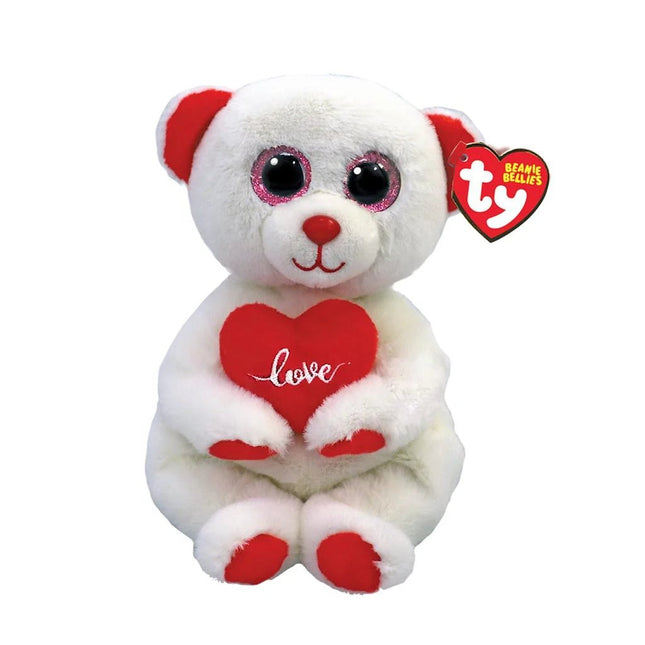 Ty Beanie Bellies Desi Bear Heart 15cm - Babywinkel - 008421410477