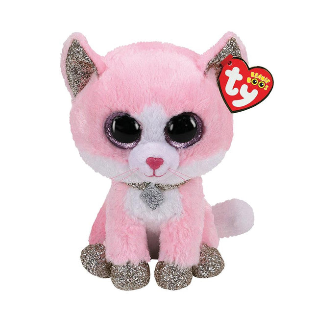 Ty Beanie Boo Fiona Pink Cat 15cm - Babywinkel - 008421363667