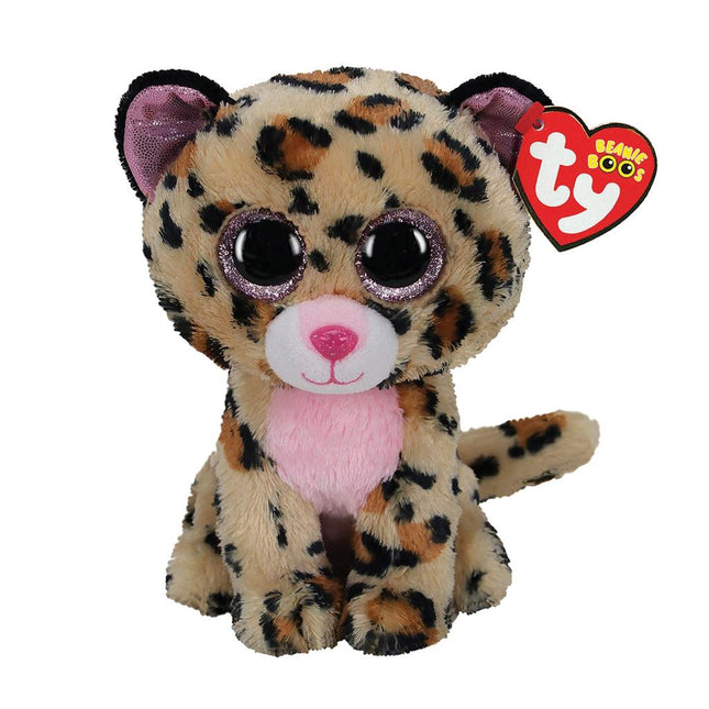 Ty Knuffel Livvie Leopard 15Cm - Babywinkel - 008421363674