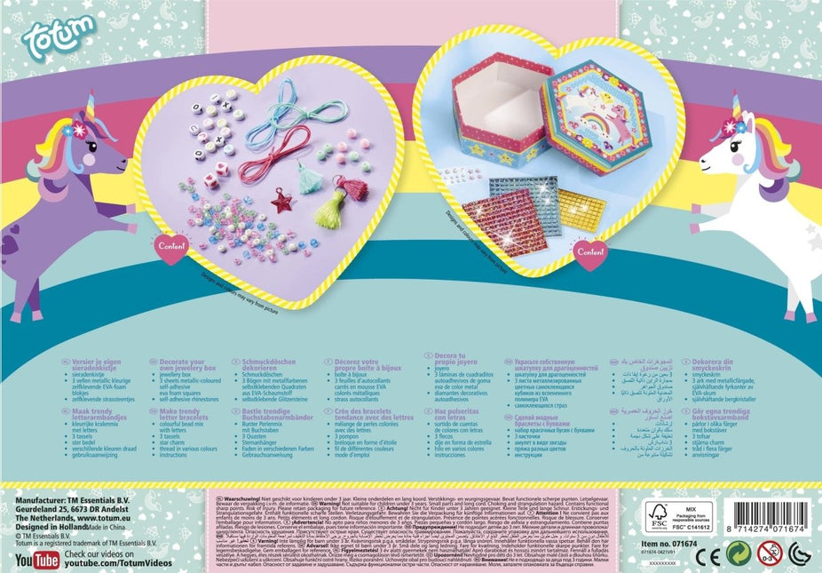 Unicorn 2 - 1 Knutselset - Babywinkel - 8714274071674