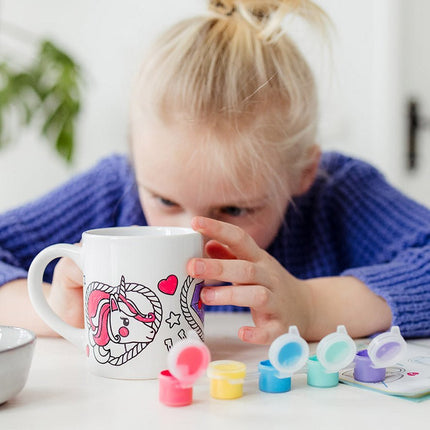 Unicorn Knutselset Mok Verven - Babywinkel - 8714274072121