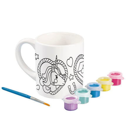 Unicorn Knutselset Mok Verven - Babywinkel - 8714274072121