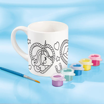 Unicorn Knutselset Mok Verven - Babywinkel - 8714274072121