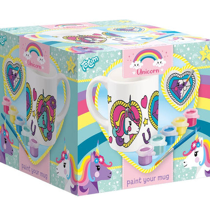 Unicorn Knutselset Mok Verven - Babywinkel - 8714274072121