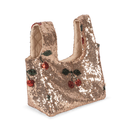 Konges Sløjd Kindertasje Starla Sequin Ma Grande Cerise Blush