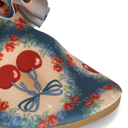 Konges Slojd Waterschoentjes Maya Cherry Bow Blue