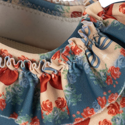 Konges Slojd Waterschoentjes Maya Cherry Bow Blue