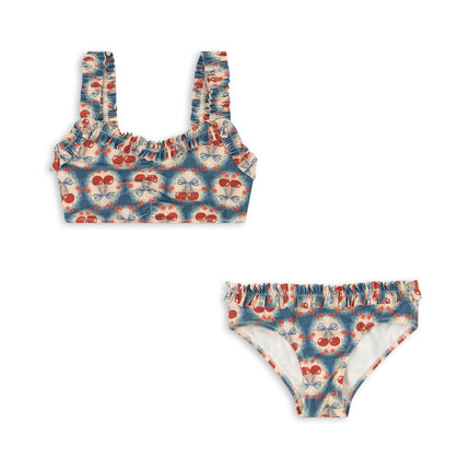 Konges Slojd Bikini Kind Maya Grs Cherry Bow Blue